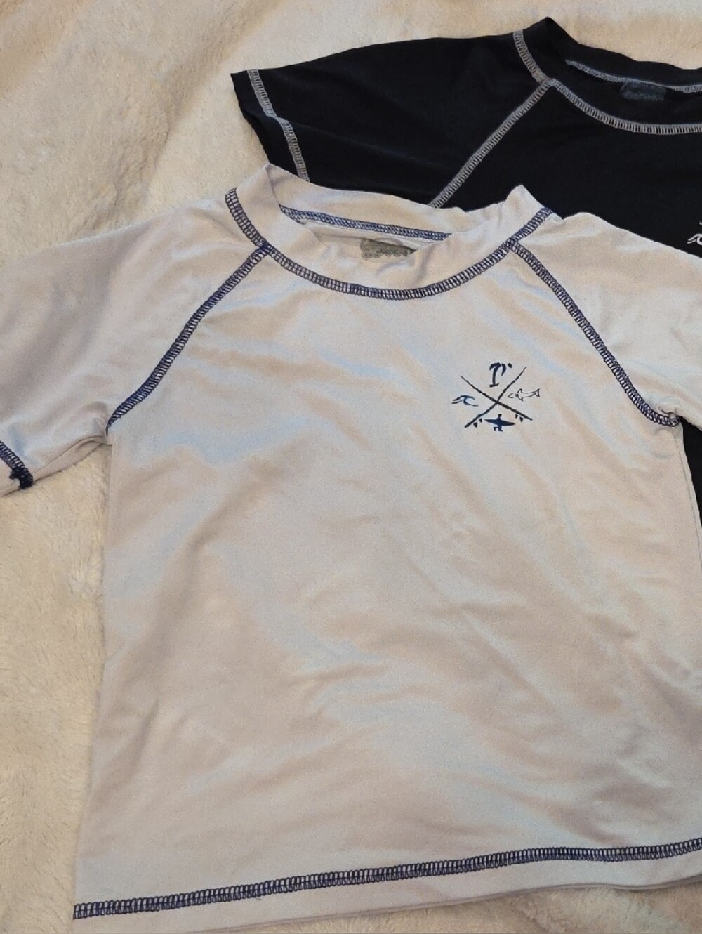 Kids Short Sleeve Rash Guard Top Swimming SHIRTS- 3t